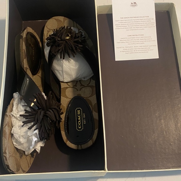 COACH WONENS SIZE 9 BRAND NEW SANDALS - Picture 5 of 5